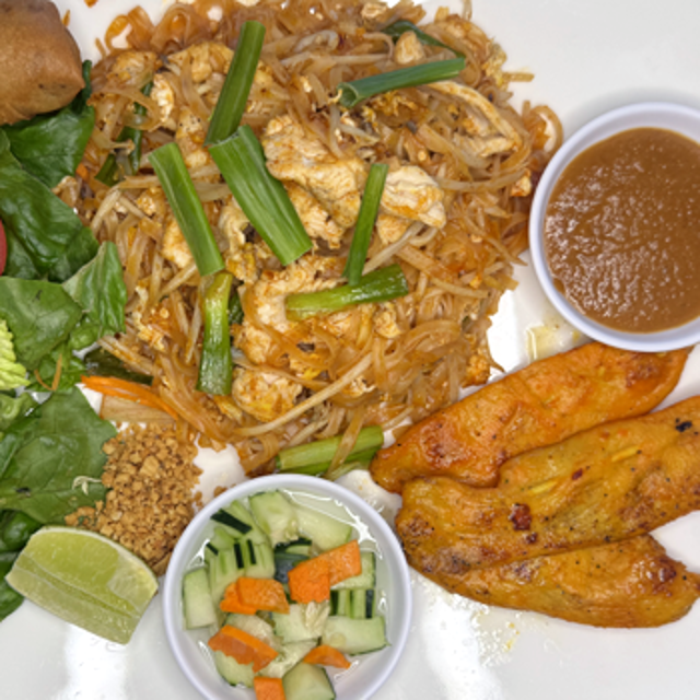 Pad Thai - Satay Chicken.