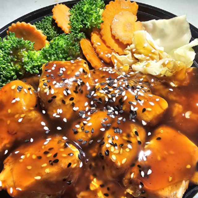 Salmon Teriyaki Bowl.
