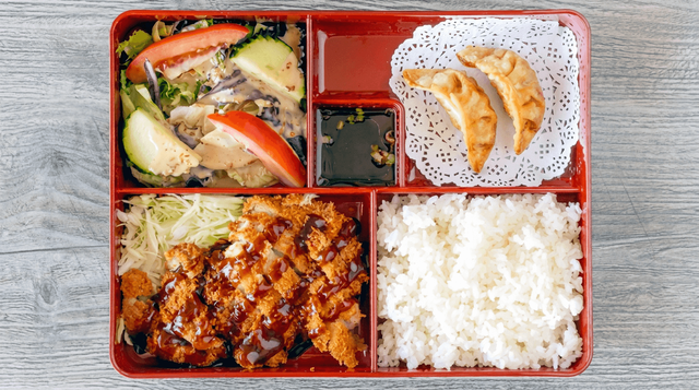 Chicken Katsu Bento.